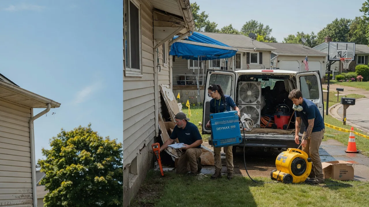 Ceiling Leak Cleanup in Monterey, IN near me