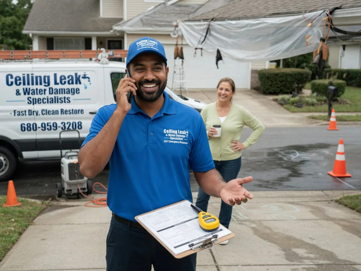 Ceiling Leak Cleanup Monterey, IN FAQs